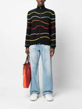 Marni stripe-pattern cotton cardigan