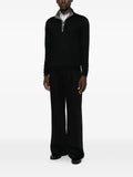 Gran Sasso quarter-zip mock-neck sweater