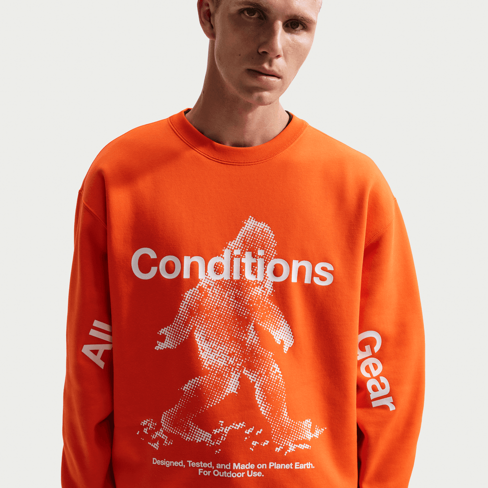 Nike ACG "Tuff Fleece" Therma-Fit Pullover Crewneck Sweatshirt